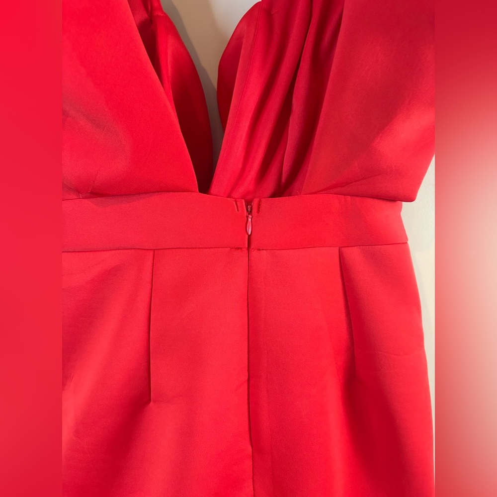 Anthropologie Mable Red Epiphany Scuba Mini Dress NWOT - Picture 7 of 9
